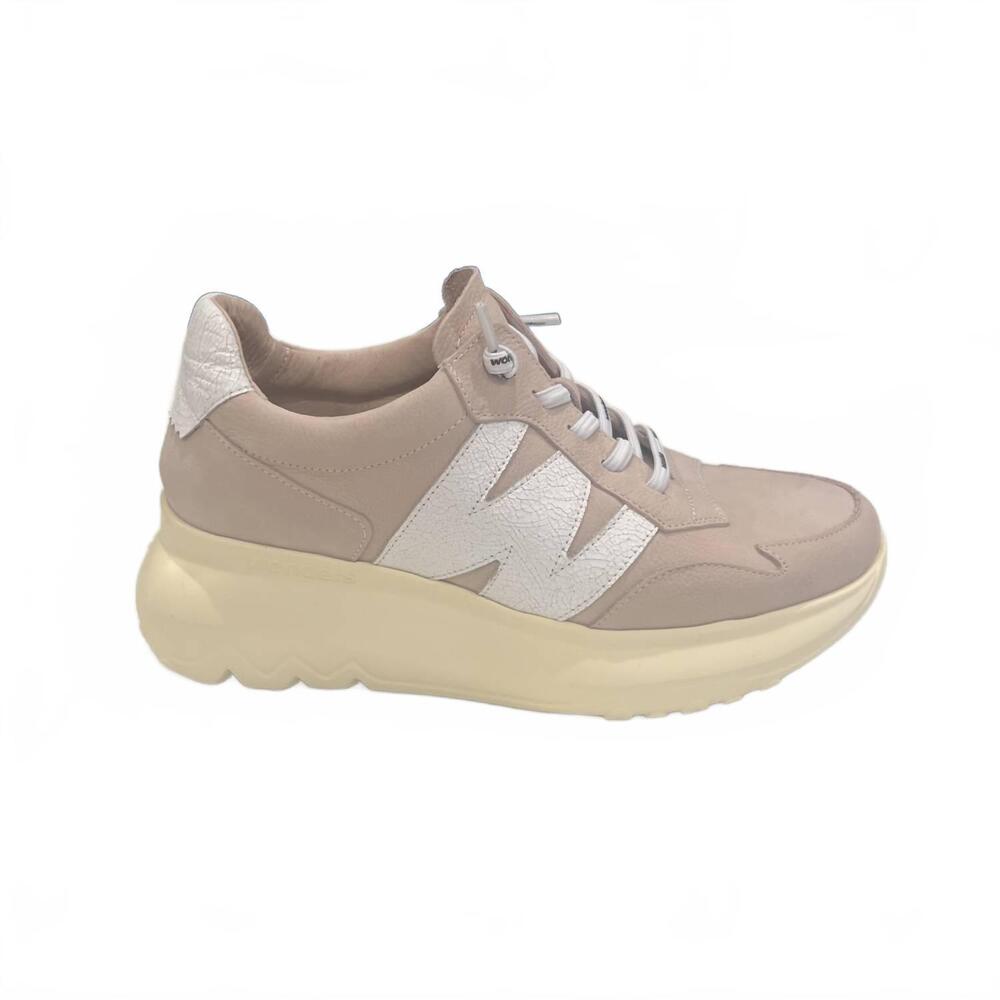 NEW WONDERS women's a-4002 chunky sneaker in blush